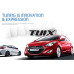 tuix rear skirt set for hyundai elantra coupe 2013-15